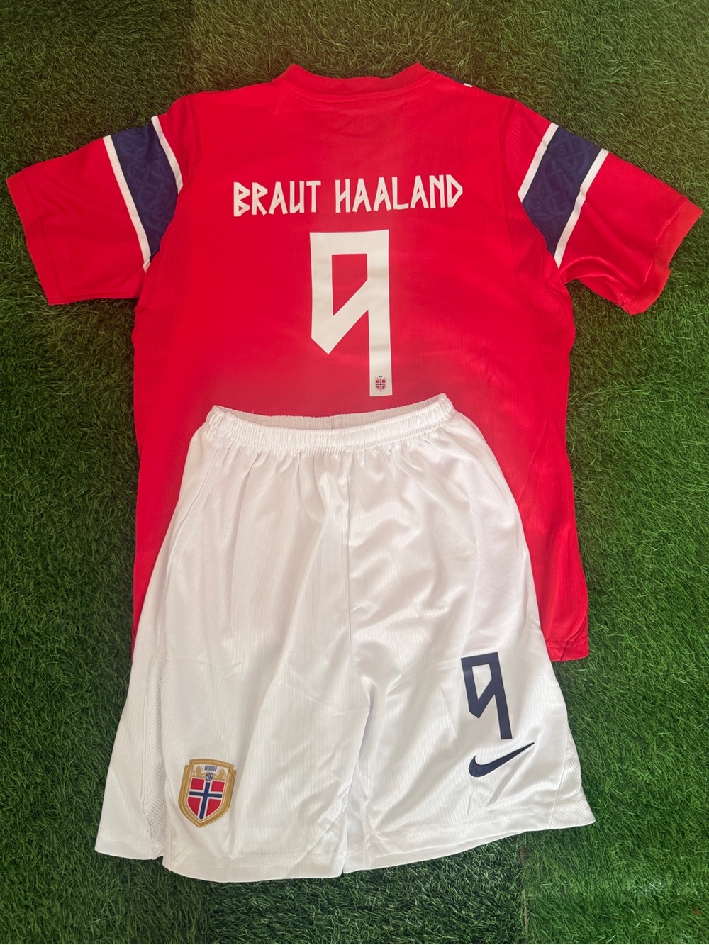 Haaland Norway jersey kids set